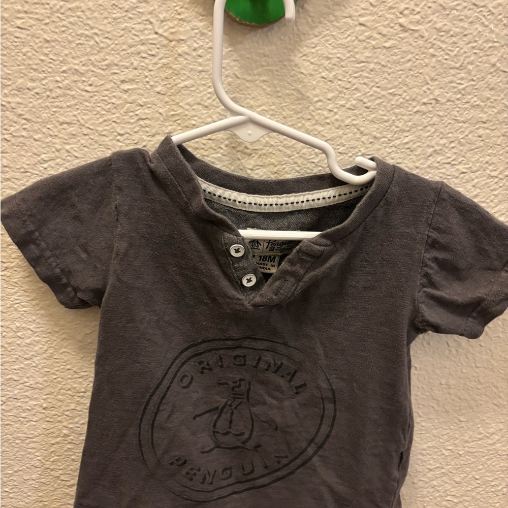 Original Penguin Kids Gray T-Shirt